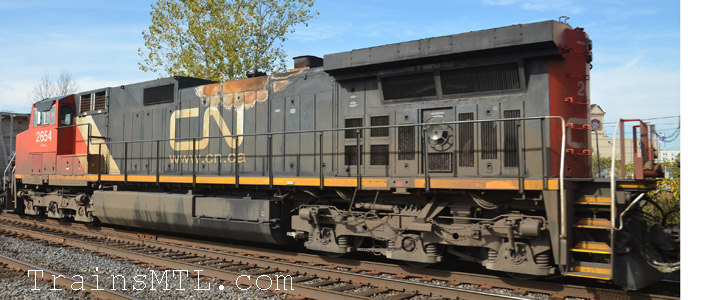 Locomotive CN2654 left side / coté gauche
